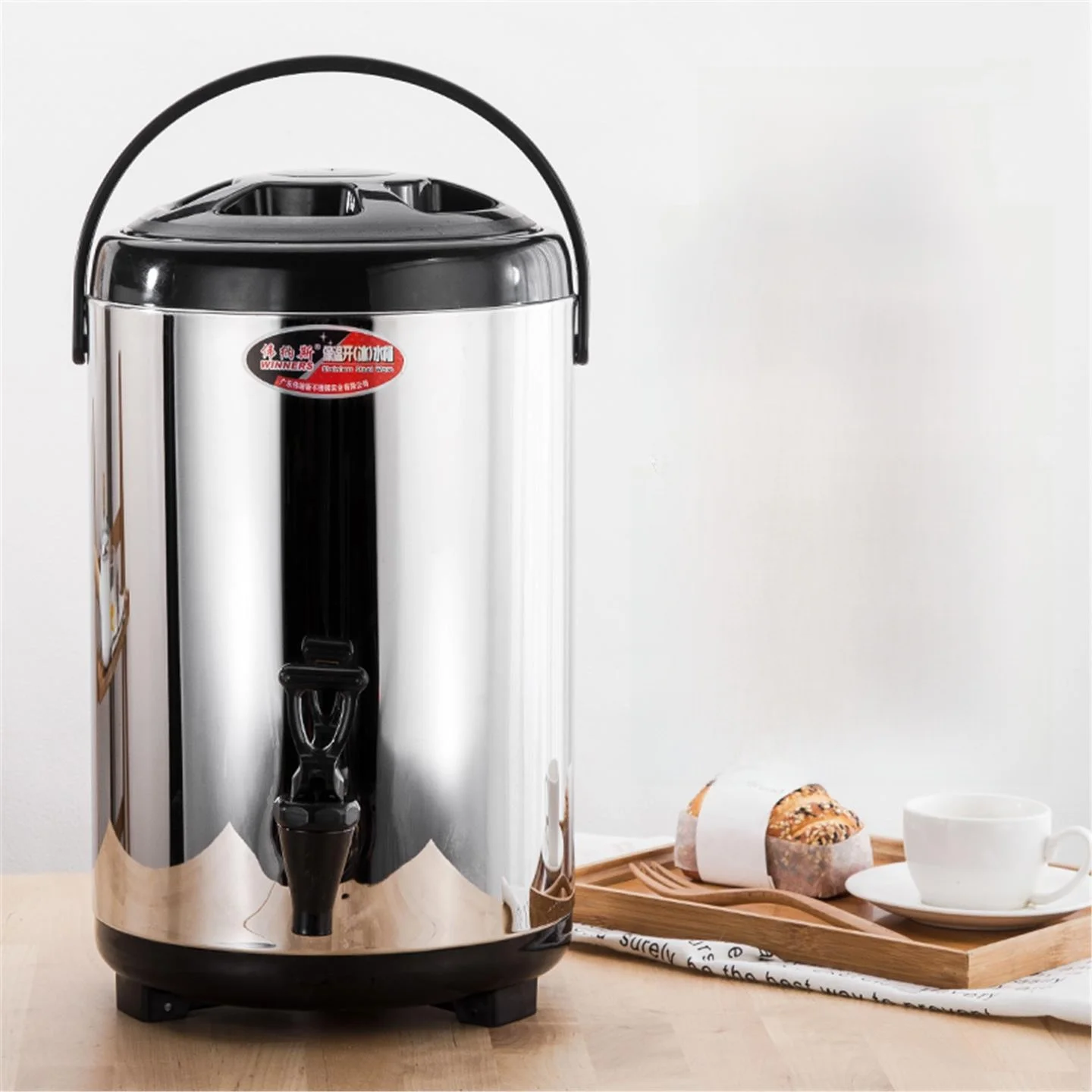 Large Capaci 0L Double Layer 304 Stainl Steel Insulated Milk Tea Buet Commercial Bean Paste Buet Street Stall Display
Large Capaci 0L Double Layer 304 Stainl Steel Insulated Milk Tea Buet Commercial Bean Paste Buet Street Stall Display
