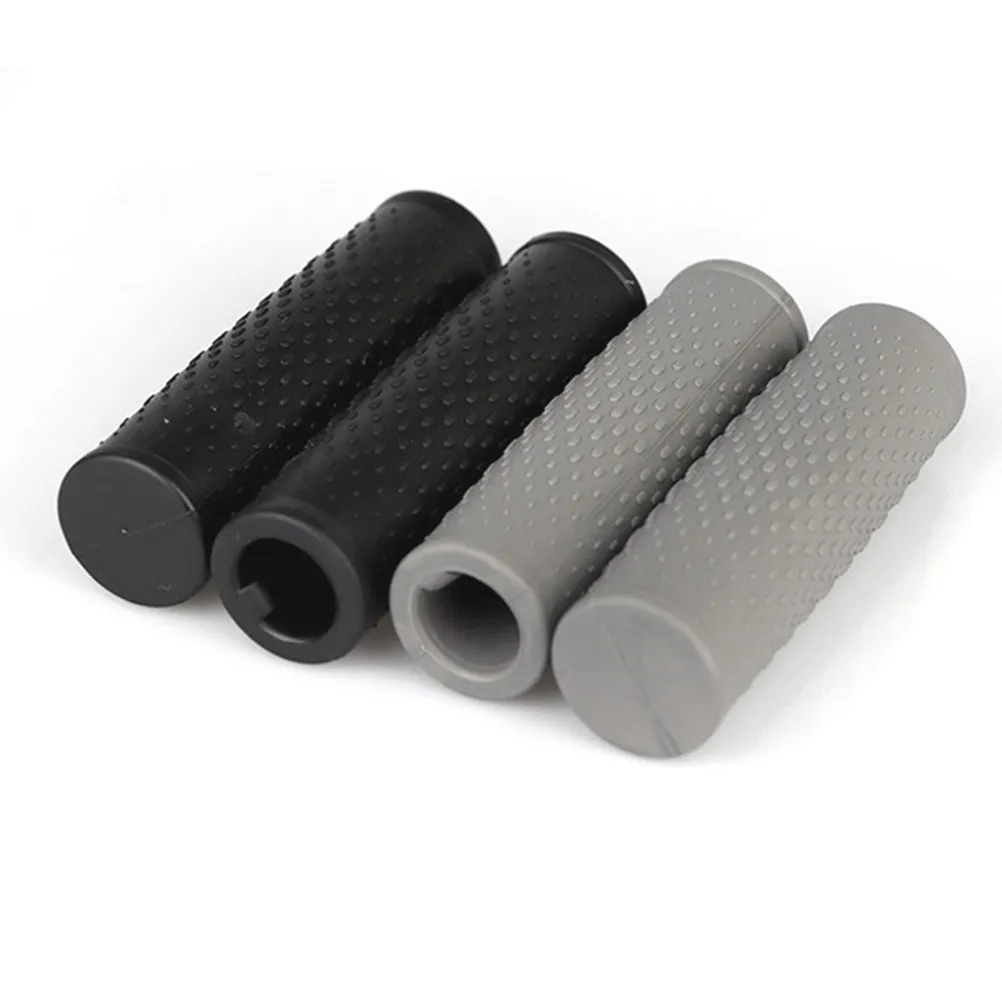 2Pcs Universal Fit Scooter Handle Grips Silicone Rubber Handlebar Covers with Excellent Grip Shock Absorption for Safe
2Pcs Universal Fit Scooter Handle Grips Silicone Rubber Handlebar Covers with Excellent Grip Shock Absorption for Safe