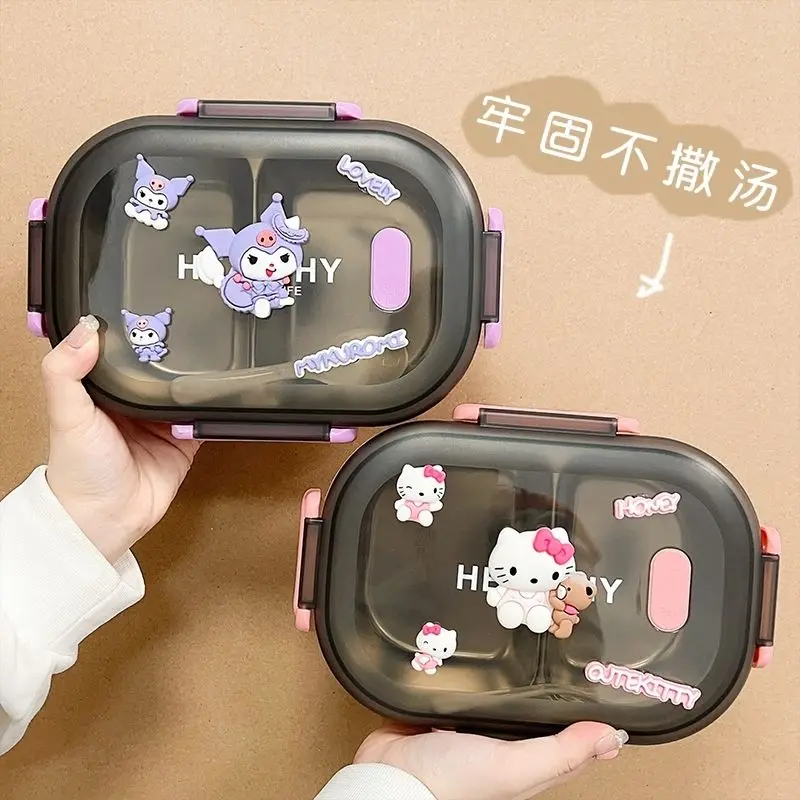 Cinnamoroll Hello Kitty Anime Kawaii Sanrio Children Lunch Box Cute Cartoon Kuromi Sticker Pendant Tableware Gifts for Girls
Cinnamoroll Hello Kitty Anime Kawaii Sanrio Children Lunch Box Cute Cartoon Kuromi Sticker Pendant Tableware Gifts for Girls