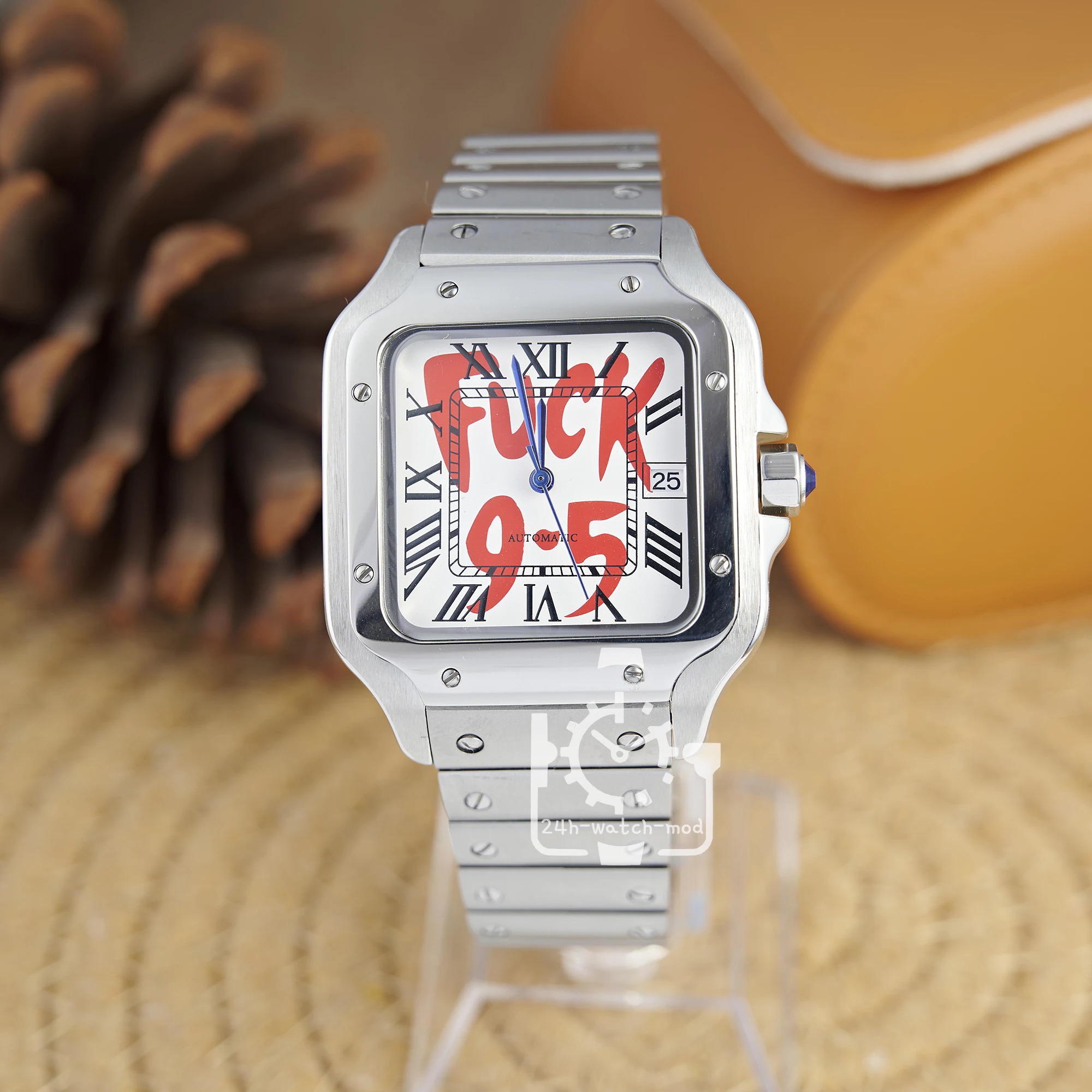 24-hours watch mod, S customized watch, NH35 Japanese movement, 904L strap, men's fashion watch
24-hours watch mod, S customized watch, NH35 Japanese movement, 904L strap, men's fashion watch
