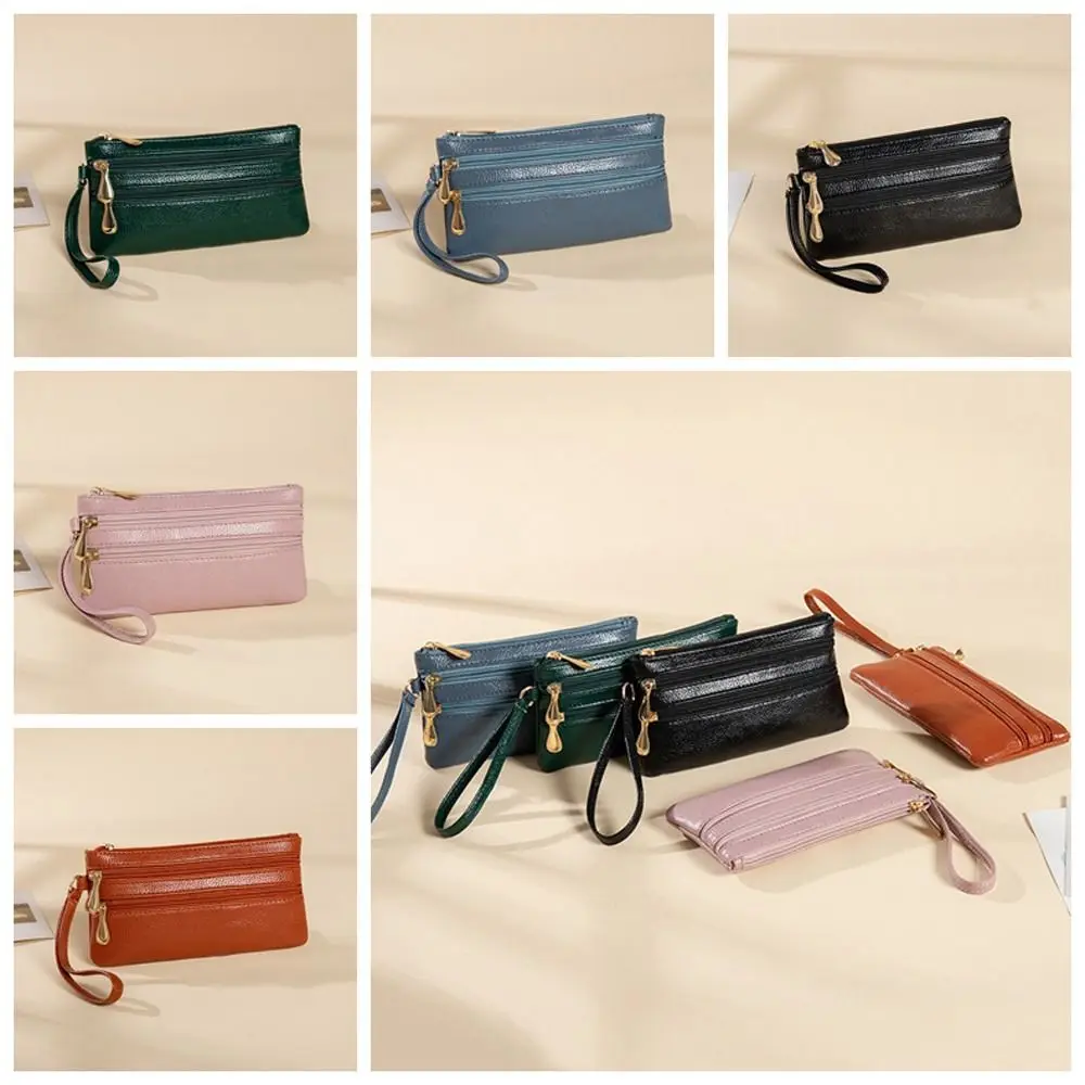 Portable Solid Color Two Zipper Coin Purse Large Capacity Multi-pocket Lychee Pattern Long Wallet Storage Bag Handbag Shopping
Portable Solid Color Two Zipper Coin Purse Large Capacity Multi-pocket Lychee Pattern Long Wallet Storage Bag Handbag Shopping