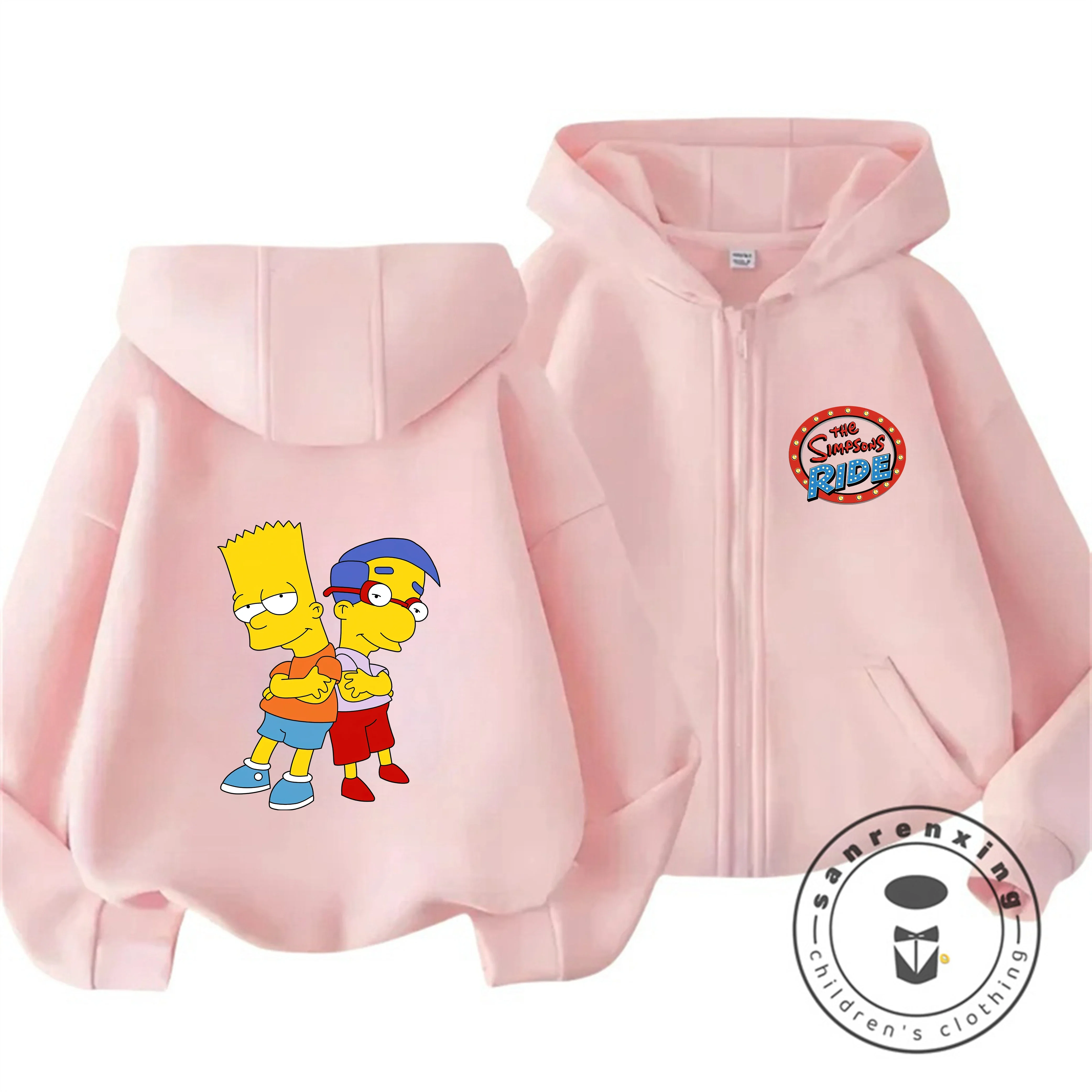 Популярная толстовка с капюшоном на молнии с изображением Симпсонов для детей, мальчиков и девочек, осенне-зимняя, милая, модная, новая детская толстовка с капюшоном
Популярная толстовка с капюшоном на молнии с изображением Симпсонов для детей, мальчиков и девочек, осенне-зимняя, милая, модная, новая детская толстовка с капюшоном