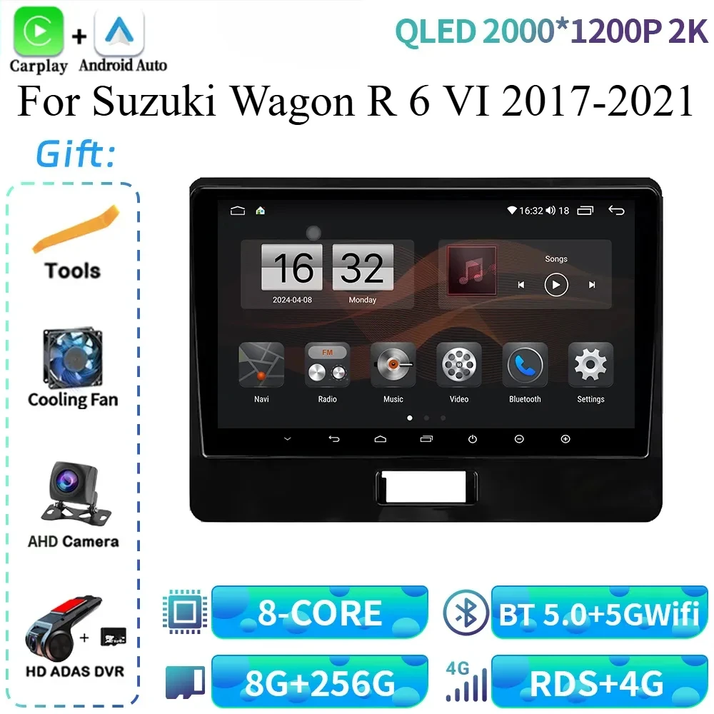 Car Radio For Suzuki Wagon R 6 VI 2017-2021 Multimedia Video Player Navigation Automotive Multimedia 4G Android 14 Touch Screen 
Car Radio For Suzuki Wagon R 6 VI 2017-2021 Multimedia Video Player Navigation Automotive Multimedia 4G Android 14 Touch Screen
