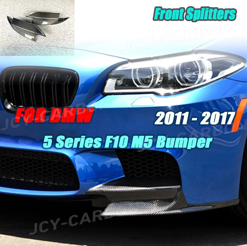 JCYECF Carbon Fiber Bumper Splitters Lip Flaps Cupwings Aprons For BMW 5 Series F10 M5 M Sport 2012-2017
JCYECF Carbon Fiber Bumper Splitters Lip Flaps Cupwings Aprons For BMW 5 Series F10 M5 M Sport 2012-2017