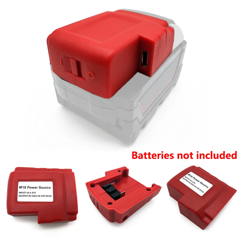 Для Milwaukee аккумулятор для DC 12 В USB-порт адаптер зарядного устройства источник питания аккумулятор аксессуары для инструментов многофункциональный адаптер питания
Для Milwaukee аккумулятор для DC 12 В USB-порт адаптер зарядного устройства источник питания аккумулятор аксессуары для инструментов многофункциональный адаптер питания