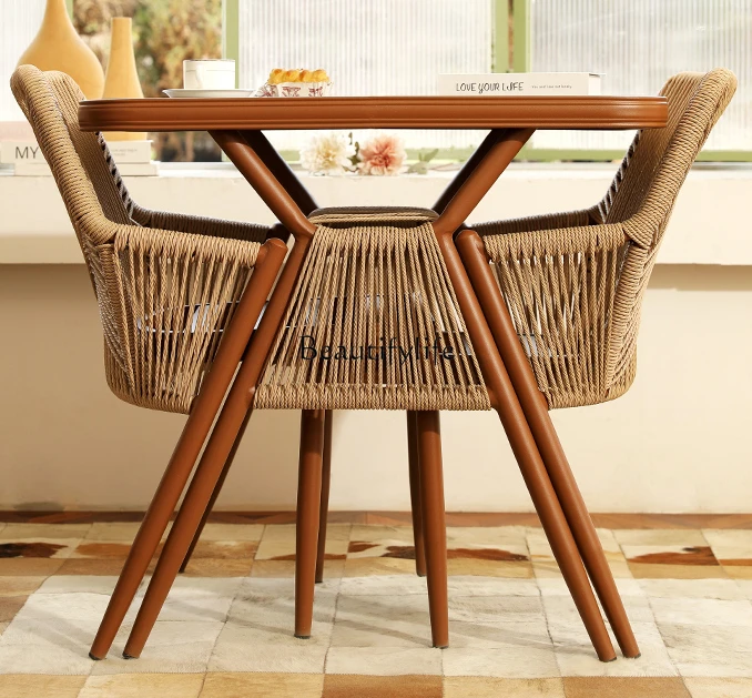 Balcony Small Table and Chair Reading Leisure Table-Chair Set Outdoor Storage Three-Piece Set
Balcony Small Table and Chair Reading Leisure Table-Chair Set Outdoor Storage Three-Piece Set