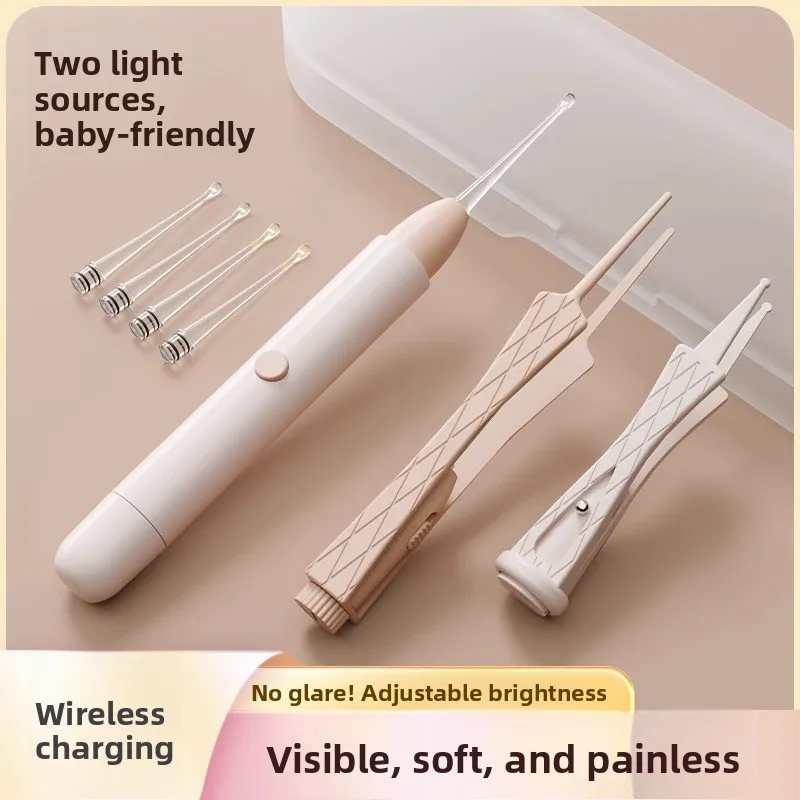 Детский инструмент для чистки ушей со светящимся фонариком, специальный зажим для удаления слизи из носа для младенцев с подсветкой, визуальный пинцет для ушей
Детский инструмент для чистки ушей со светящимся фонариком, специальный зажим для удаления слизи из носа для младенцев с подсветкой, визуальный пинцет для ушей