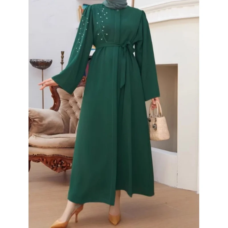 2025Foreign Trade New Batwing Sleeve Middle East Dubai High Temperature Hot Drilling Loose Oversized Cardigan Robe
2025Foreign Trade New Batwing Sleeve Middle East Dubai High Temperature Hot Drilling Loose Oversized Cardigan Robe