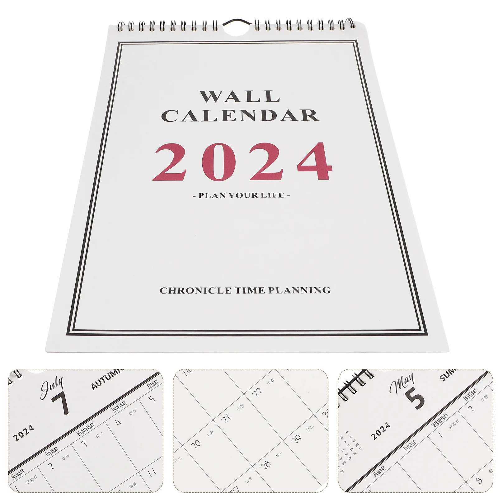 Spiral Binding Monthly Wall Calendar 2023-2024 Home Office Decorative Organizer Clear Printing Blank Space for Notes Sturdy
Spiral Binding Monthly Wall Calendar 2023-2024 Home Office Decorative Organizer Clear Printing Blank Space for Notes Sturdy