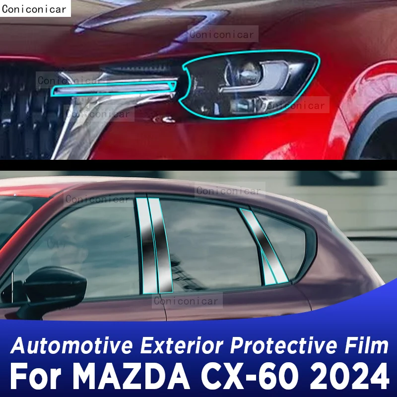Car Headlight Protection Transparent Anti-Scratch Protective Film TPU Stickers For MAZDA CX-60 2024 Accessories
Car Headlight Protection Transparent Anti-Scratch Protective Film TPU Stickers For MAZDA CX-60 2024 Accessories