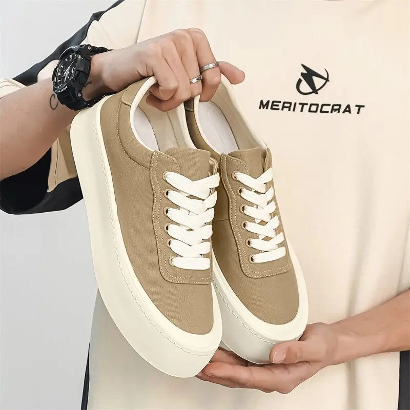 2024 New Men's Canvas Sneakers Platform Thick Sole Casual Shoes Outdoor Skateboarding Male Wlaking Shoes Zapatillas Hombre
2024 New Men's Canvas Sneakers Platform Thick Sole Casual Shoes Outdoor Skateboarding Male Wlaking Shoes Zapatillas Hombre