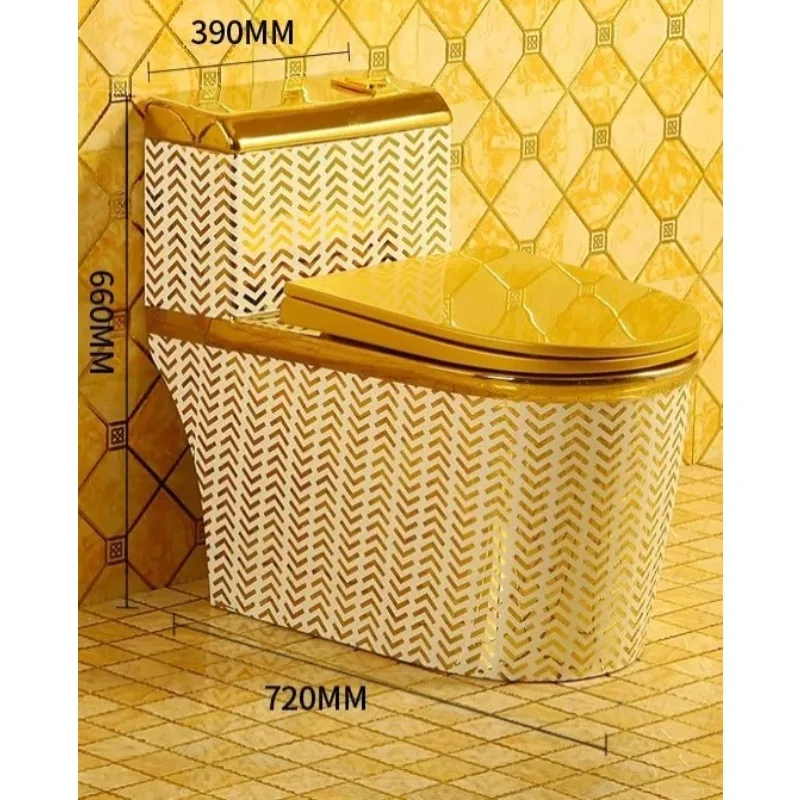 Gold Copper Coin Pattern Toilet Silent Siphon Household Toilet Smart Clean Glaze Surface Deodorant Large Diameter Gold Plating
Gold Copper Coin Pattern Toilet Silent Siphon Household Toilet Smart Clean Glaze Surface Deodorant Large Diameter Gold Plating