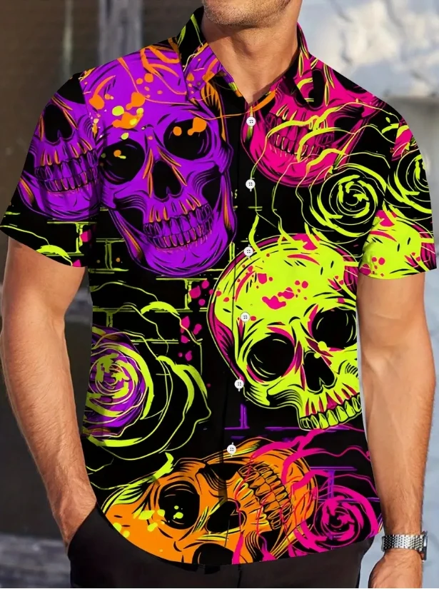 Men's Shirt Short Sleeve Hawaiian Casual Printed Button Shirt Summer Beach Shirt Camping Shirt Short Sleeve Men's Formal Shirt。
Men's Shirt Short Sleeve Hawaiian Casual Printed Button Shirt Summer Beach Shirt Camping Shirt Short Sleeve Men's Formal Shirt。