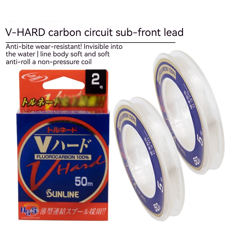 SUNLINE New Carbon Fishing Line V-HARD 50m Abrasion Resistant Sea Fishing Sub Road Leader Fishing Products
SUNLINE New Carbon Fishing Line V-HARD 50m Abrasion Resistant Sea Fishing Sub Road Leader Fishing Products