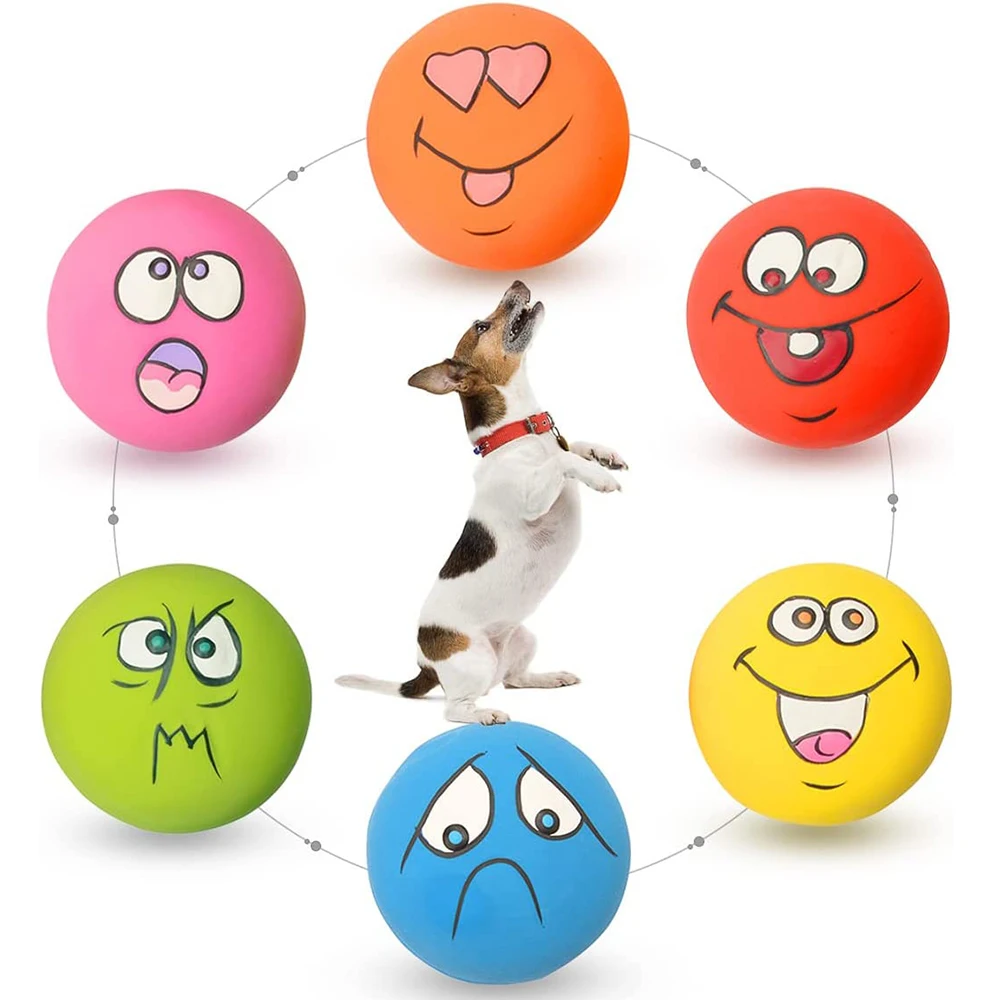 6 Pcs Latex Dog Squeaky Toys Rubber Soft Dog Toys Chewing Squeaky Toy Fetch Play Balls Toy for Puppy Small Pets Dog Accessories
6 Pcs Latex Dog Squeaky Toys Rubber Soft Dog Toys Chewing Squeaky Toy Fetch Play Balls Toy for Puppy Small Pets Dog Accessories