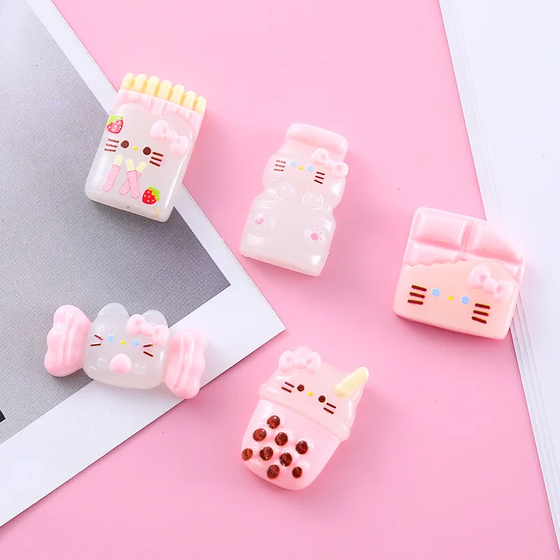10Pcs Sanrio Cartoon Hello Kitty Candy Resin Cute Style Hairpin Pendant Scrapbook Craft Diy Miniature Ornament Accessories
10Pcs Sanrio Cartoon Hello Kitty Candy Resin Cute Style Hairpin Pendant Scrapbook Craft Diy Miniature Ornament Accessories