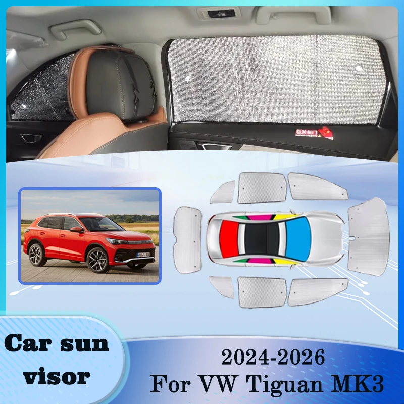 For Volkswagen Tiguan Accessories L Pro MK3 LWB 2024-2026 Car Sun Protection Heat Insulation Shade Curtain Windshield Auto Shade
For Volkswagen Tiguan Accessories L Pro MK3 LWB 2024-2026 Car Sun Protection Heat Insulation Shade Curtain Windshield Auto Shade
