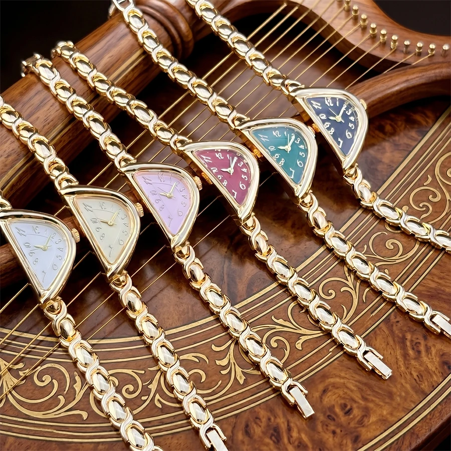 Watch for Ladies – Harp-Shaped Dial Elegant Vintage Small Watch for Woman Gold Watch
Watch for Ladies – Harp-Shaped Dial Elegant Vintage Small Watch for Woman Gold Watch