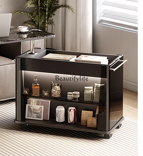 Minimalist lift coffee table light luxury high-end sense removable sofa side side cabinet
Minimalist lift coffee table light luxury high-end sense removable sofa side side cabinet