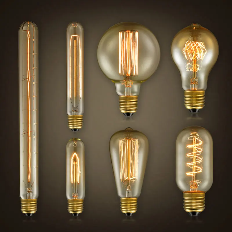 6pcs Retro Edison Bulb Lights AC 220V 110V E27 C35 T45 ST64 G80 G95 A60 Incandescent Christmas Bulb Lamps Decor Indoor Lighting
6pcs Retro Edison Bulb Lights AC 220V 110V E27 C35 T45 ST64 G80 G95 A60 Incandescent Christmas Bulb Lamps Decor Indoor Lighting