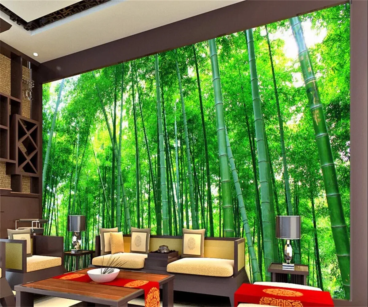 Custom wallpaper mural green bamboo landscape living room bedroom sofa TV background walls home decoration photo 3d wallpaper
Custom wallpaper mural green bamboo landscape living room bedroom sofa TV background walls home decoration photo 3d wallpaper