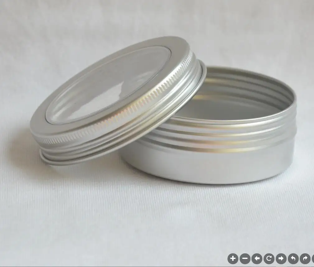 60g aluminum jar pot tin cosmetic eye shadow container power case cream jar gel essence art nail skin care Cosmetic Packaging
60g aluminum jar pot tin cosmetic eye shadow container power case cream jar gel essence art nail skin care Cosmetic Packaging