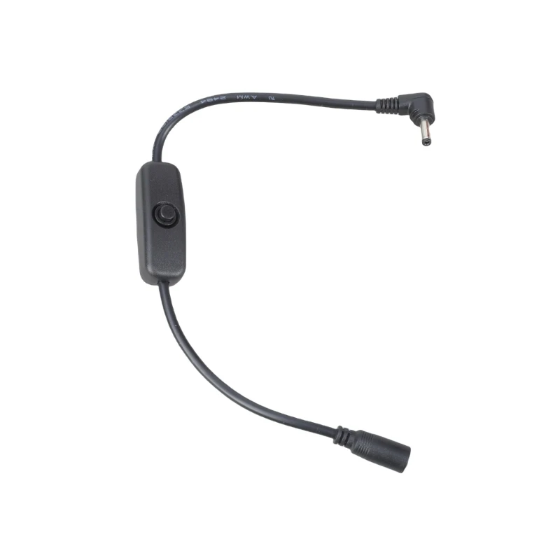 Female to Male 3.5mmx1.35mm Cable Power Cord with Switches Extension Power Cord for Camera LED Strips Fan Printer
Female to Male 3.5mmx1.35mm Cable Power Cord with Switches Extension Power Cord for Camera LED Strips Fan Printer