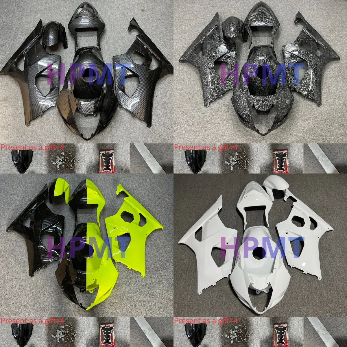 Новый комплект обтекателей из АБС-пластика, подходящий для Suzuki GSX-R1000 K3 2003-2004 GSXR1000 2003 2004, полный обтекатель кузова 
Новый комплект обтекателей из АБС-пластика, подходящий для Suzuki GSX-R1000 K3 2003-2004 GSXR1000 2003 2004, полный обтекатель кузова