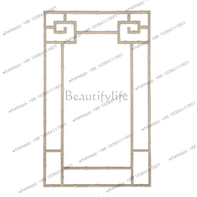French medieval full-length mirror wooden bamboo design wall-mounted bedroom fitting mirror
French medieval full-length mirror wooden bamboo design wall-mounted bedroom fitting mirror