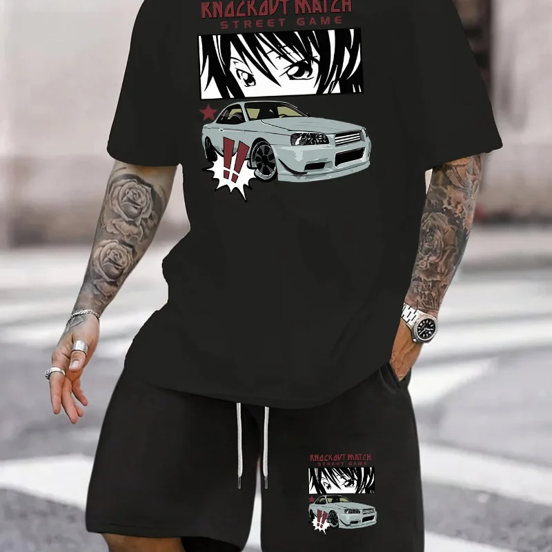 Anime-inspired Street Game Cool Car Pattern Suit Men's Casual Crew Neck Top Loose Short-sleeved T-shirt
Anime-inspired Street Game Cool Car Pattern Suit Men's Casual Crew Neck Top Loose Short-sleeved T-shirt