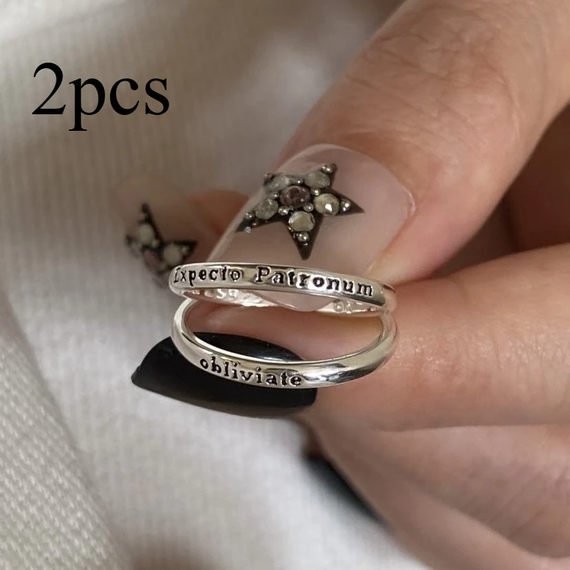 Metal Jewelry Letter Small Adjustable Rings for Women Luxury Vintage Accessories Jewellery
Metal Jewelry Letter Small Adjustable Rings for Women Luxury Vintage Accessories Jewellery