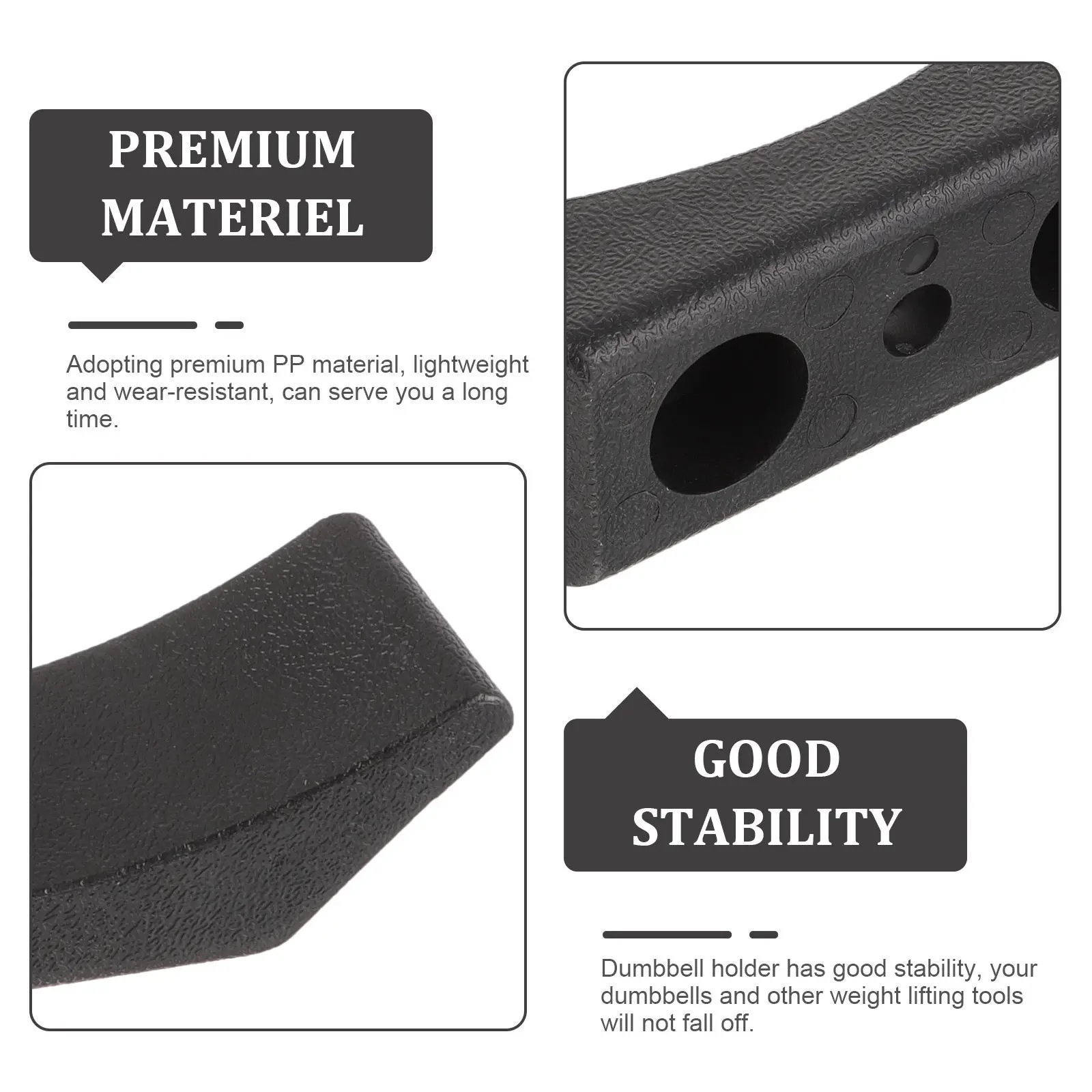 Стойка для гантелей (4 шт.), сверхпрочная, из полипропилена, для хранения и организации фитнес-оборудования для домашнего спортзала
Стойка для гантелей (4 шт.), сверхпрочная, из полипропилена, для хранения и организации фитнес-оборудования для домашнего спортзала