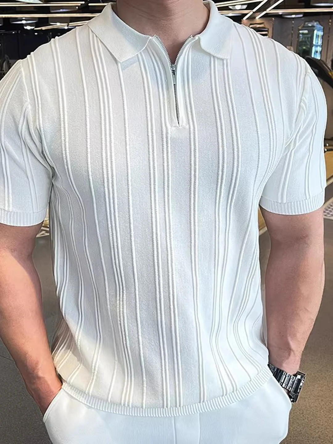 Kazuki Kuraii Men's Busin Faion ort Sve T-irt Comfortable Breathable Fitn Sportswear Summer New Arrival
Kazuki Kuraii Men's Busin Faion ort Sve T-irt Comfortable Breathable Fitn Sportswear Summer New Arrival