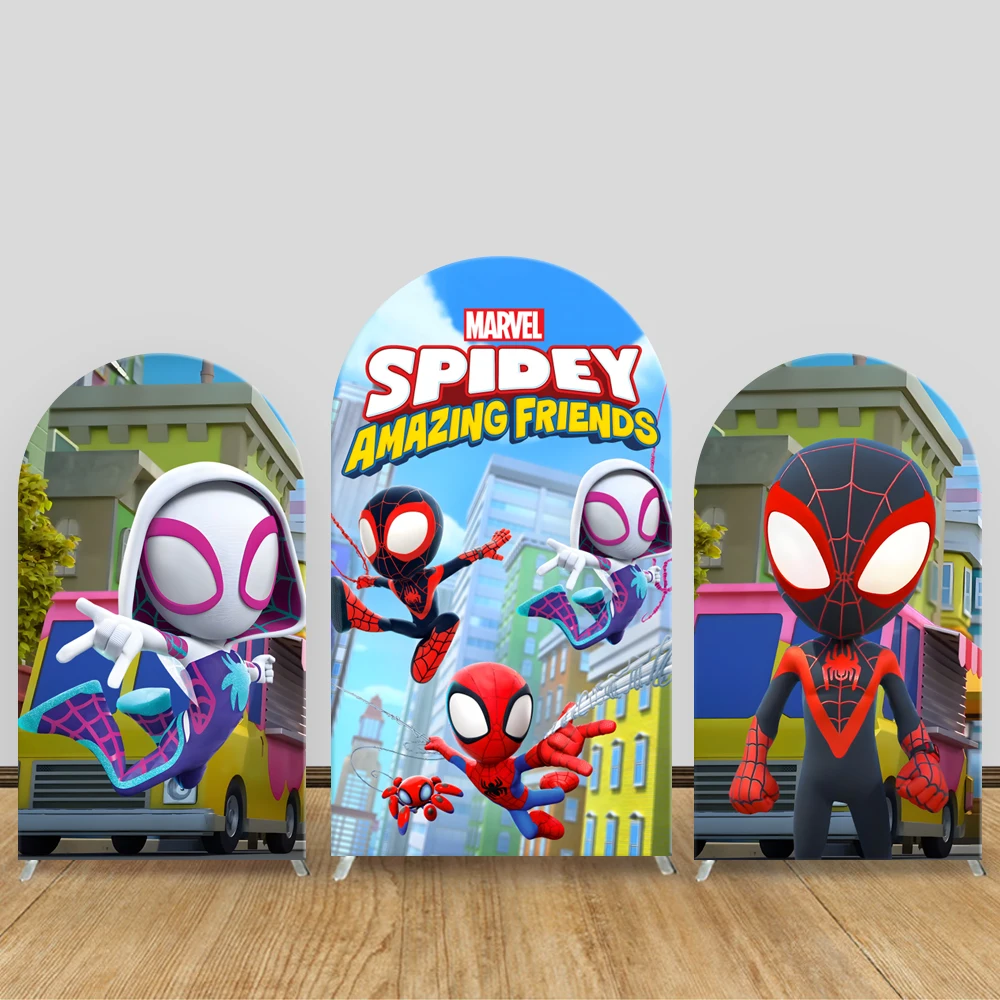 TB Spiderman and Amazing Friend Arch Backdrop Cover Kids Birthday Party Baby Shower Cartoon Background Elastic Fabric Decoration
TB Spiderman and Amazing Friend Arch Backdrop Cover Kids Birthday Party Baby Shower Cartoon Background Elastic Fabric Decoration