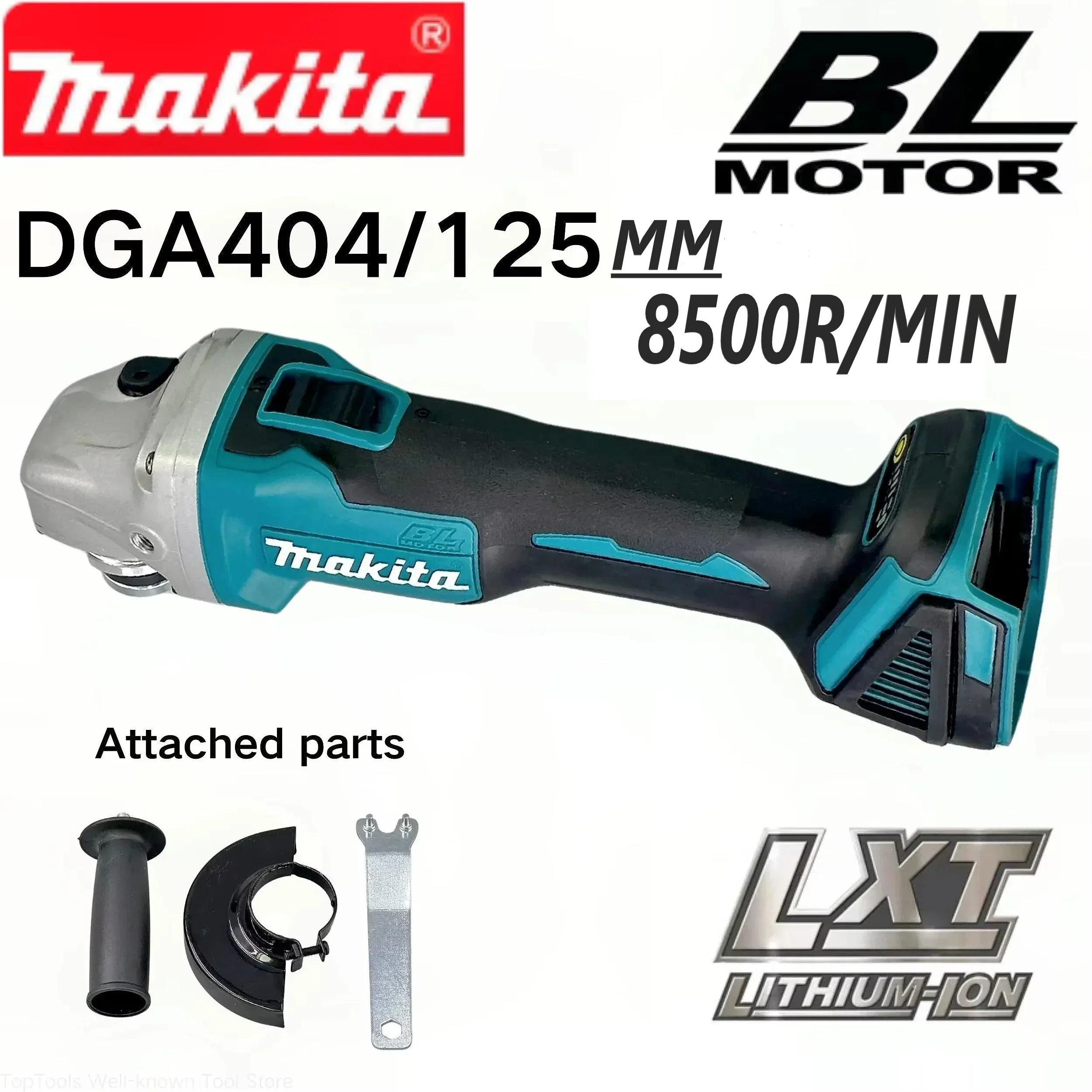 Аккумуляторная угловая шлифмашина Makita DGA404 125 мм, бесщеточная, литиевая, 18В, высокомощная, для резки и полировки
Аккумуляторная угловая шлифмашина Makita DGA404 125 мм, бесщеточная, литиевая, 18В, высокомощная, для резки и полировки
