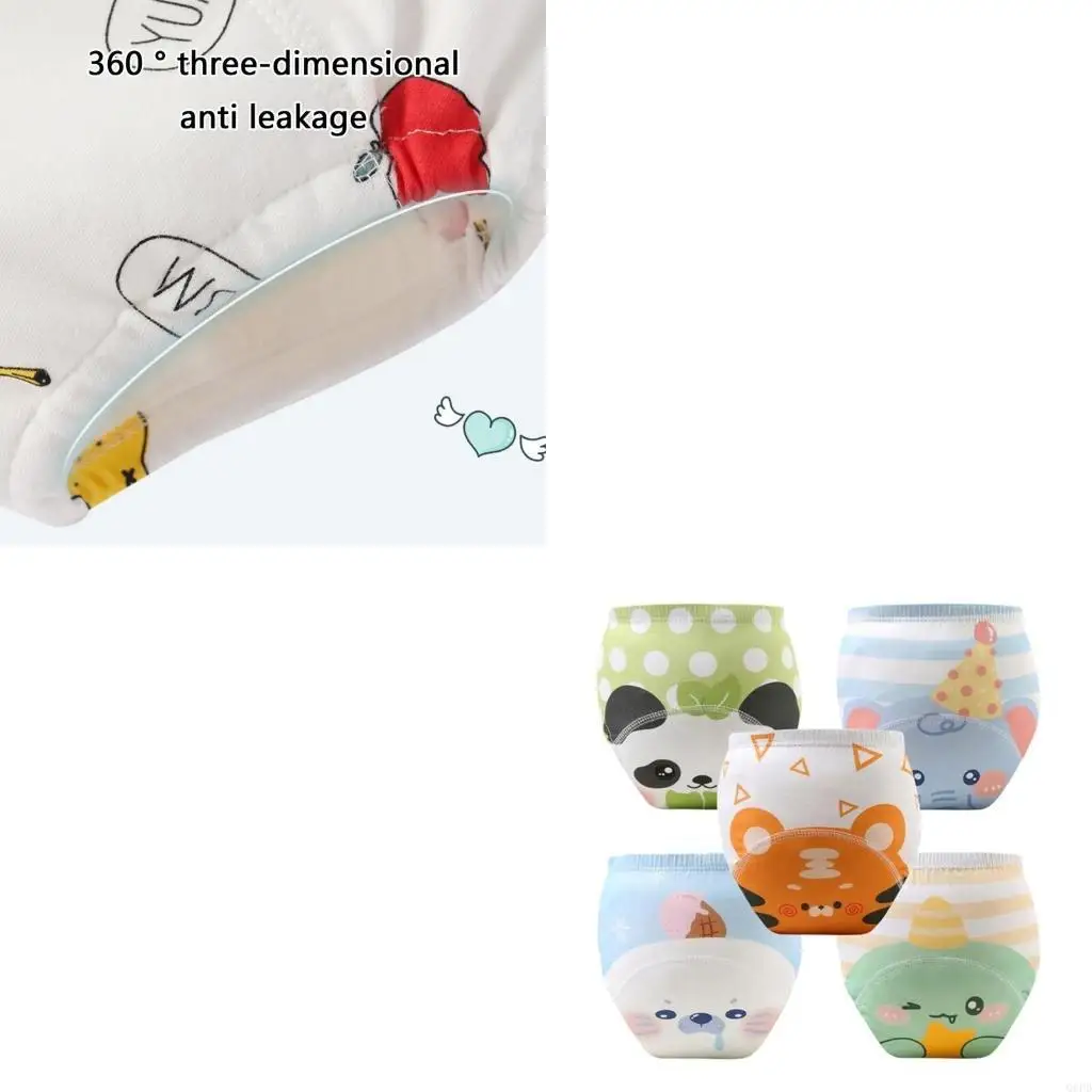 Очаровательные детские водонепроницаемые тренировочные штаны, детские подгузники с забавным дизайном, 5 шт.
Очаровательные детские водонепроницаемые тренировочные штаны, детские подгузники с забавным дизайном, 5 шт.