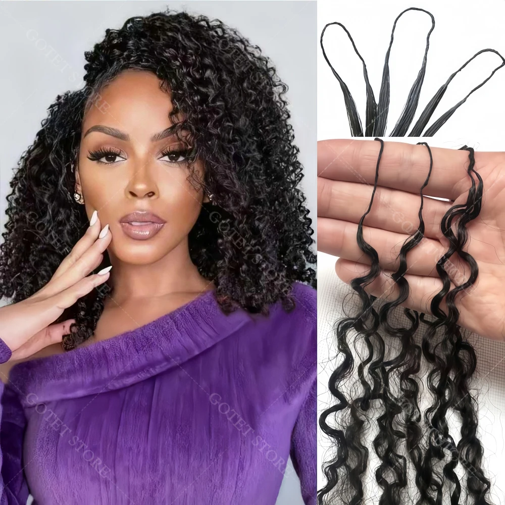 Афро-кудрявые волосы для плетения крючком, бразильские, мелкие спирали, без спутывания, необработанные, для бохо-плетения.
Афро-кудрявые волосы для плетения крючком, бразильские, мелкие спирали, без спутывания, необработанные, для бохо-плетения.