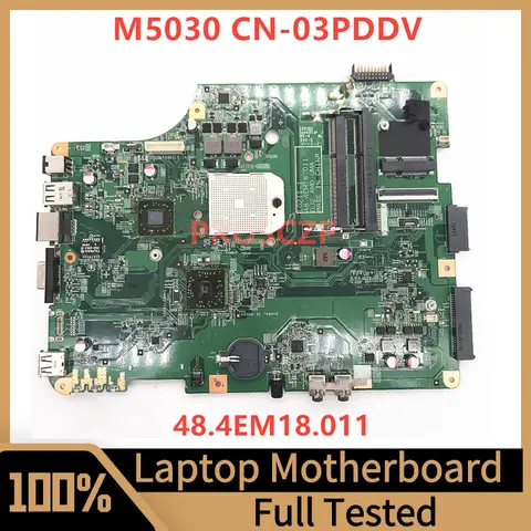 Mainboard CN-03PDDV 03PDDV 3PDDV For Dell Inspiron M5030 Laptop Motherboard Pavilion 48.4EM18.011 DDR3 100% Fully Tested Good