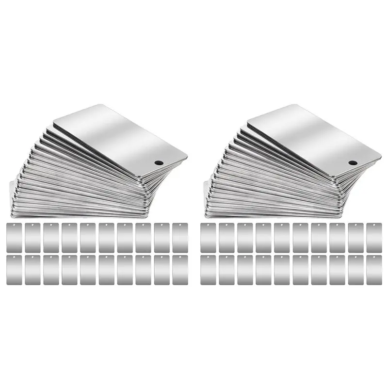 ABXF-100 Pack Stainless Steel Metal Engraving Blanks, Rectangle Blank Tags For Stamping, 1X2 Inch
ABXF-100 Pack Stainless Steel Metal Engraving Blanks, Rectangle Blank Tags For Stamping, 1X2 Inch