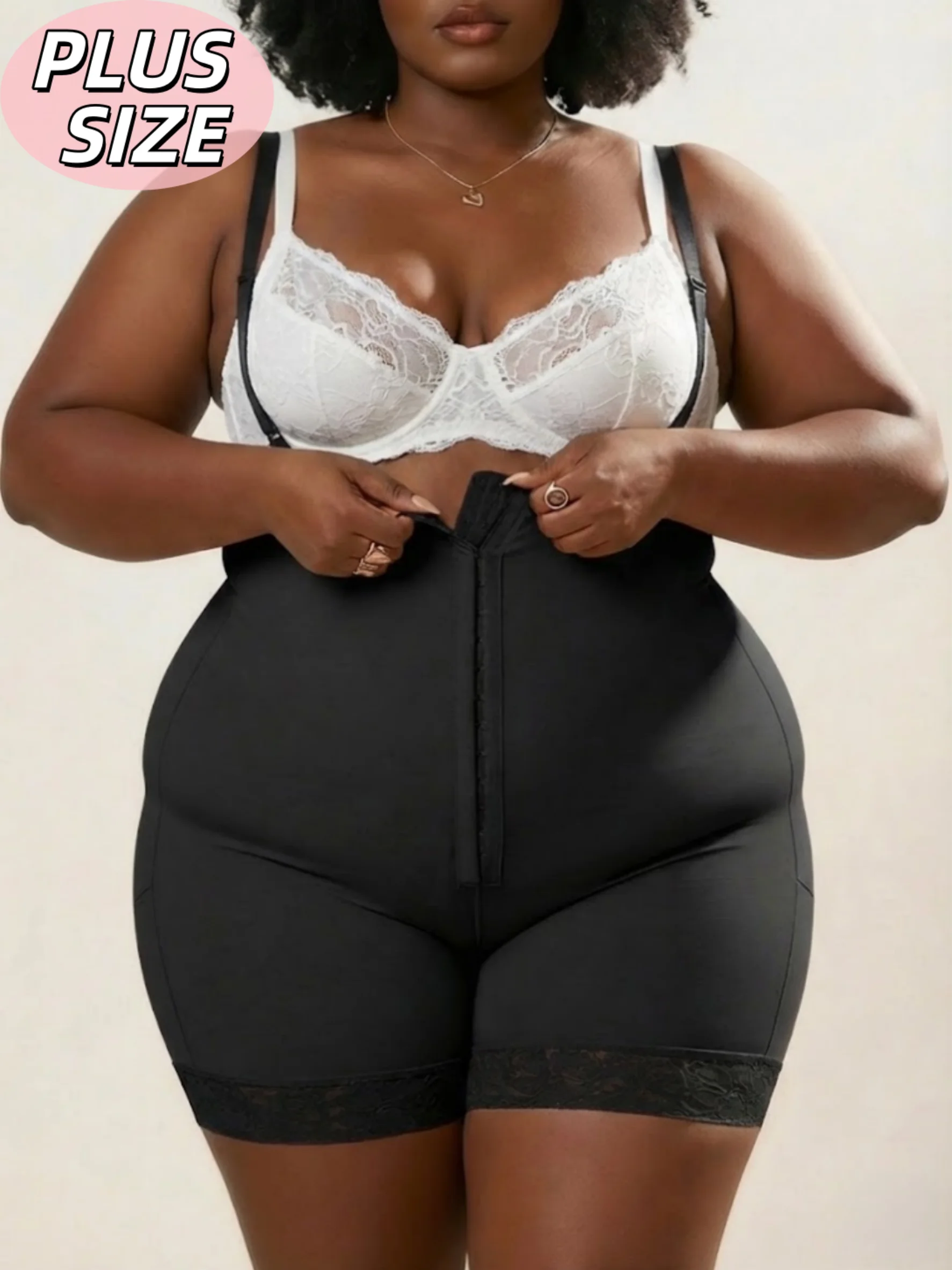 Plus Size High-Waisted Shapewear Adjustable Straps Zipper Closure Firm Compression Tummy Control Butt Lift Underwear for Women
Plus Size High-Waisted Shapewear Adjustable Straps Zipper Closure Firm Compression Tummy Control Butt Lift Underwear for Women