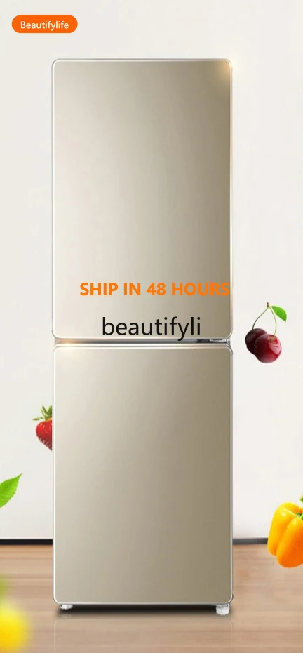 Small two-door double-door refrigerator air-cooled and frost-free household refrigerator rental A 
Small two-door double-door refrigerator air-cooled and frost-free household refrigerator rental A