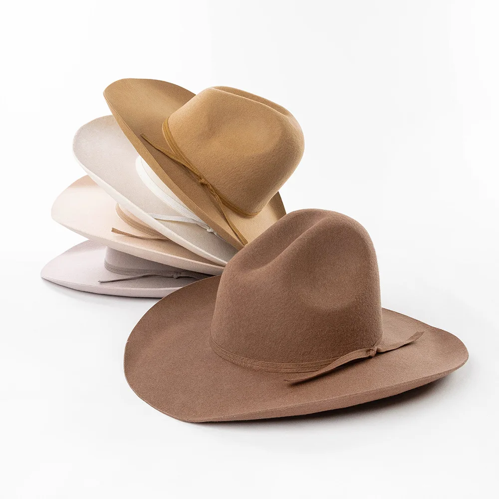 Autumn and Winter Denim Style Fashionable Casual Webbing Lanyard Large Brim Warped Edge Woolen Cowboy Hat Outdoor Warm Hat
Autumn and Winter Denim Style Fashionable Casual Webbing Lanyard Large Brim Warped Edge Woolen Cowboy Hat Outdoor Warm Hat