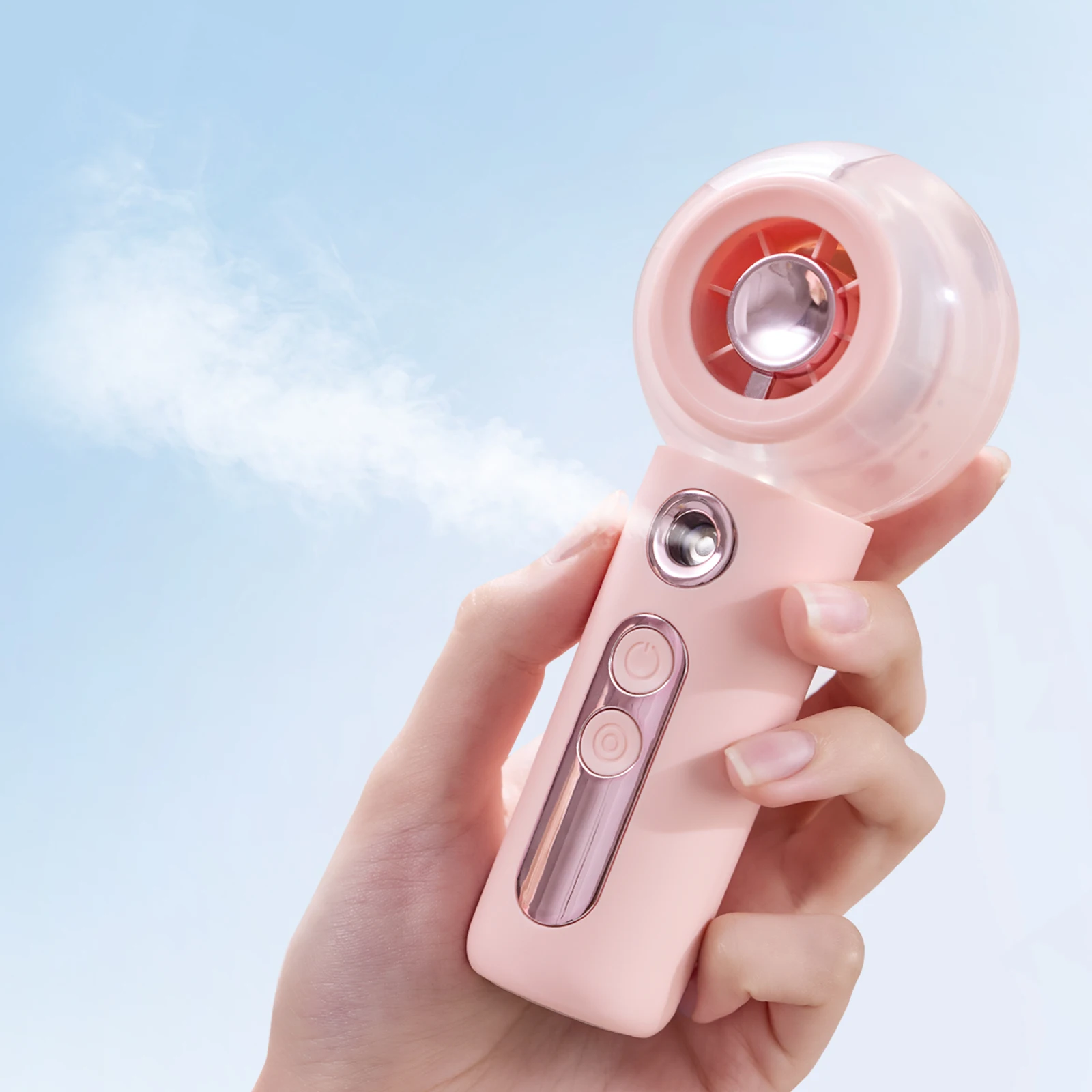 Portable Handheld Misting Fan, High Speed Misting Mini Fan, Rechargeable with LED Display, Four Wind Speeds
Portable Handheld Misting Fan, High Speed Misting Mini Fan, Rechargeable with LED Display, Four Wind Speeds
