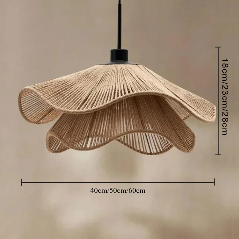 Nordic Minimalist Hemp Rope Chandelier Wabi Sabi Led Pendant Lights Restaurant Bedroom Dining Room indoor Decor Lamp Luminaire
Nordic Minimalist Hemp Rope Chandelier Wabi Sabi Led Pendant Lights Restaurant Bedroom Dining Room indoor Decor Lamp Luminaire