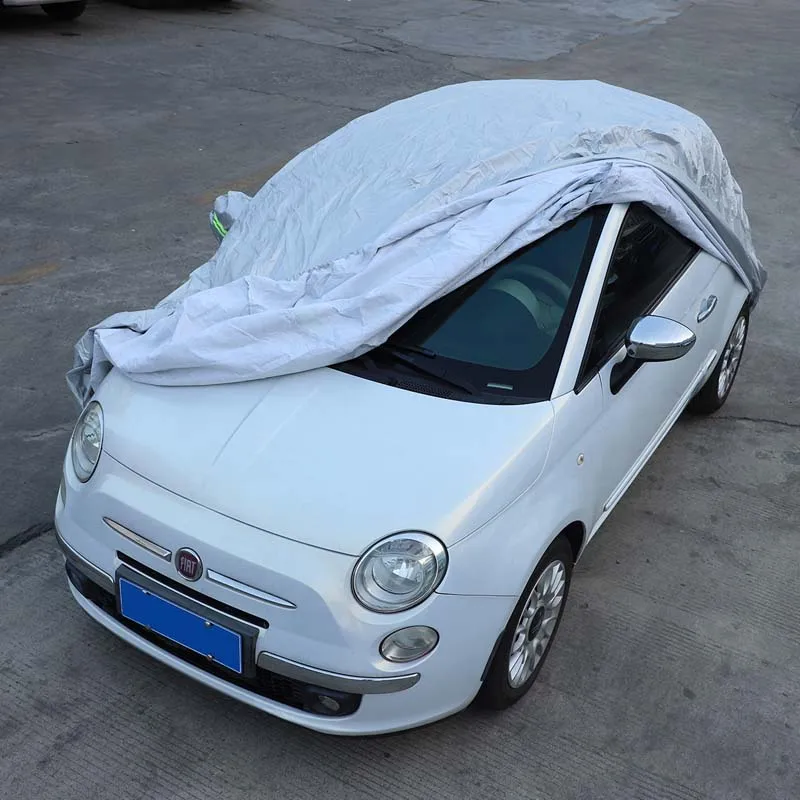 Для Fiat 500 2011-2015, полный автомобильный чехол, дождь, мороз, снег, пыль, водонепроницаемая защита, внешние анти-УФ-чехлы для автомобиля, аксессуары
Для Fiat 500 2011-2015, полный автомобильный чехол, дождь, мороз, снег, пыль, водонепроницаемая защита, внешние анти-УФ-чехлы для автомобиля, аксессуары