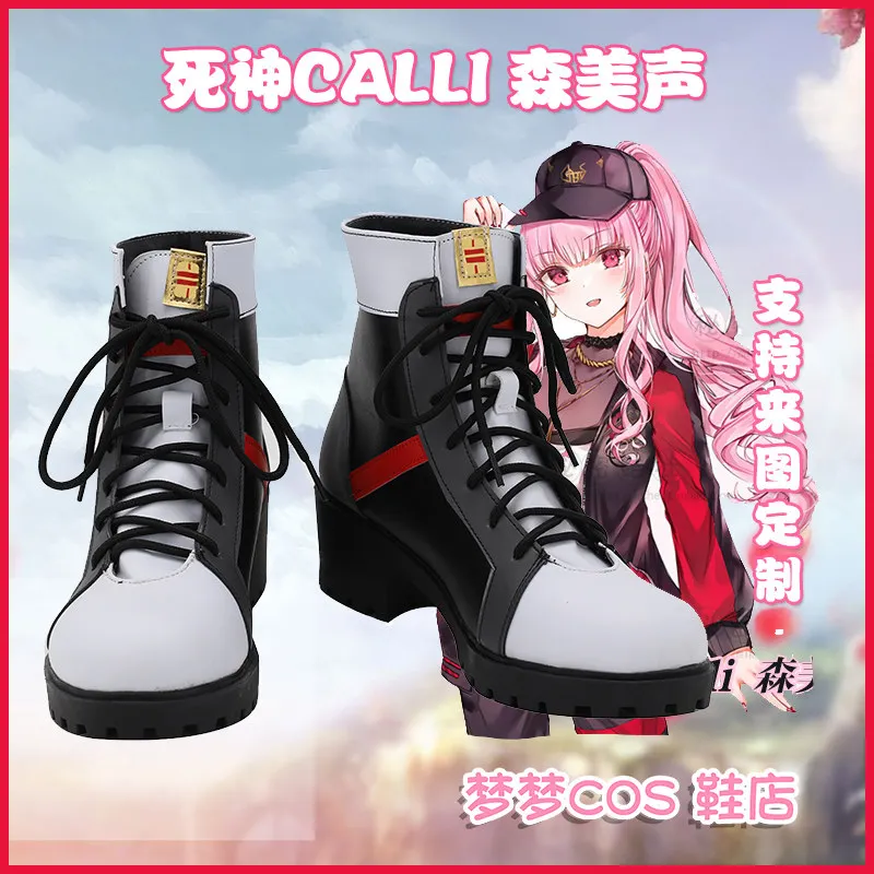 Обувь для косплея Hololive Vtuber Mori Calliope, ботинки для вечеринки на Хэллоуин для женщин, изготовленные на заказ
Обувь для косплея Hololive Vtuber Mori Calliope, ботинки для вечеринки на Хэллоуин для женщин, изготовленные на заказ