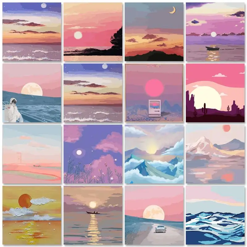 20x20cm Framed Sea Scenery Painting By Numbers Acrylic paints Crafts DIY Kits for Beginners Landscape for Adults Beginners Art
20x20cm Framed Sea Scenery Painting By Numbers Acrylic paints Crafts DIY Kits for Beginners Landscape for Adults Beginners Art