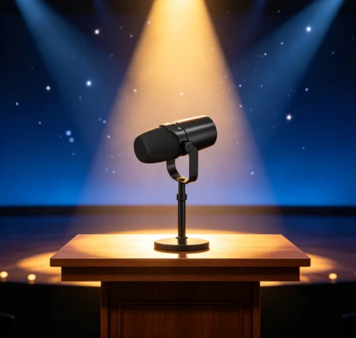 Professional GAM-RE7 Dynamic Microphone, Dual XLR & USB Connection for PC Voice Over & Live Streaming
Professional GAM-RE7 Dynamic Microphone, Dual XLR & USB Connection for PC Voice Over & Live Streaming