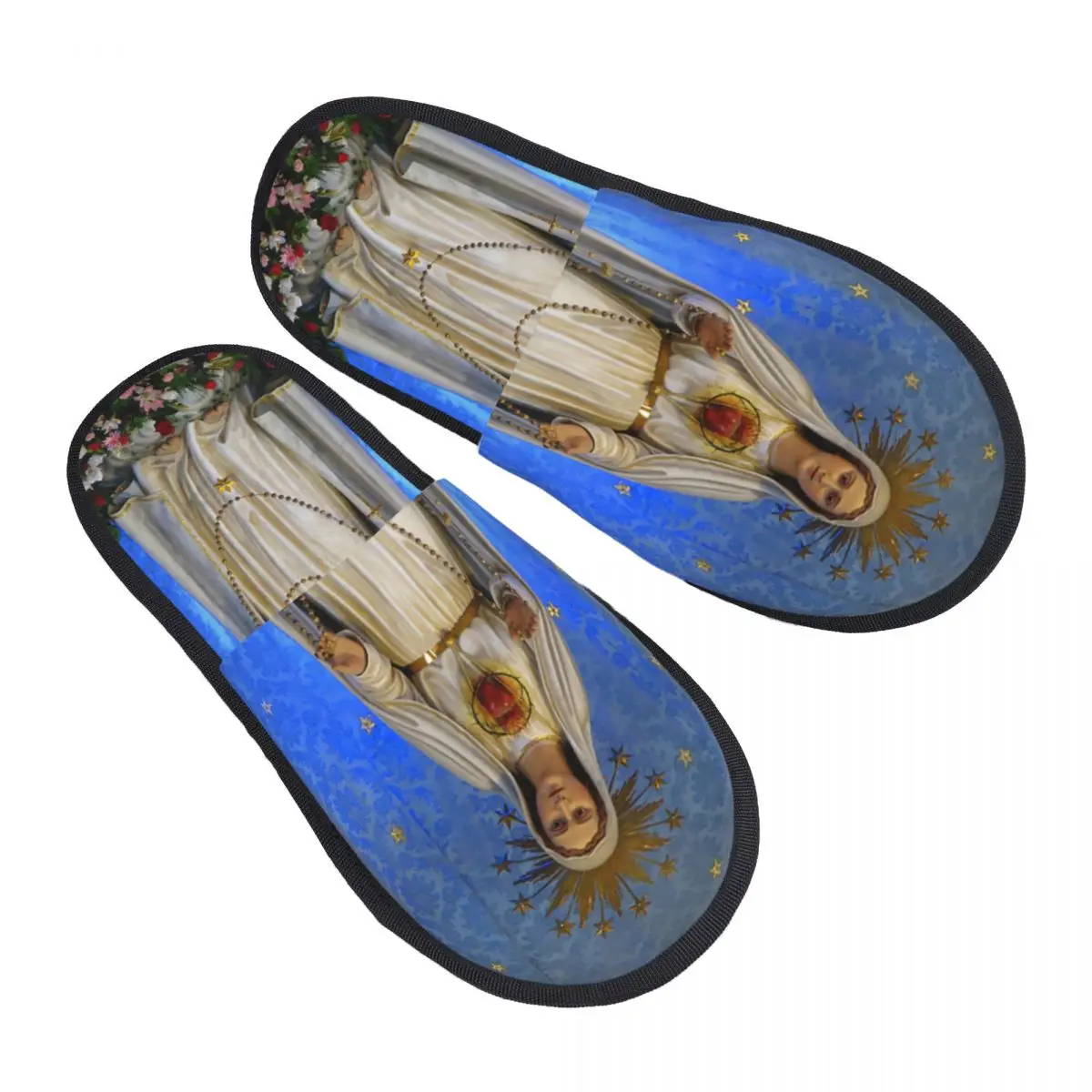 Virgin Mary Of Guadalupe House Slippers Women Cozy Memory Foam Mexico Catholic Saint Slip On Spa Slipper Shoes
Virgin Mary Of Guadalupe House Slippers Women Cozy Memory Foam Mexico Catholic Saint Slip On Spa Slipper Shoes