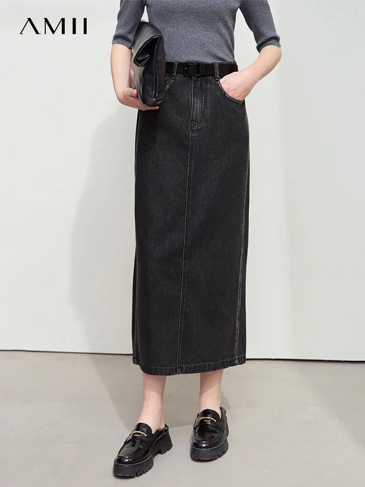 Amii Minimalist Retro Washing Process Casual Split Straight Skirt 2025 Spring New Solid Commuting Thin Denim Skirt 12541118
Amii Minimalist Retro Washing Process Casual Split Straight Skirt 2025 Spring New Solid Commuting Thin Denim Skirt 12541118